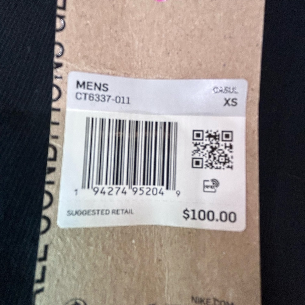 Nike ACG Hooded Black Sweatshirt Mens (XS) - Picture 6 of 6